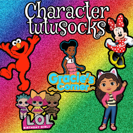 Any cartoon Character tutu socks