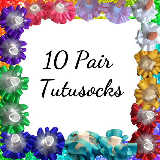 10 pair tutusocks. your color choice. - ReignBowsNtoes