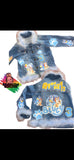 Bluey outfit- Bluey birthday outfit- Bluey denim set