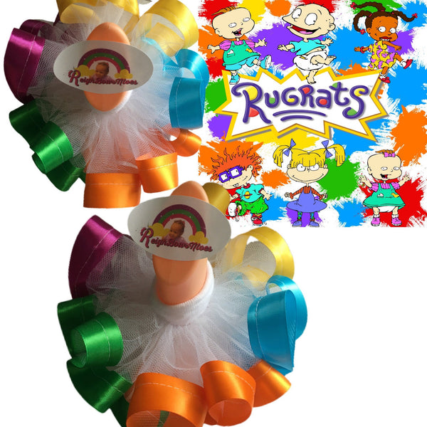 Rugrats-themed , tutu socks - ReignBowsNtoes