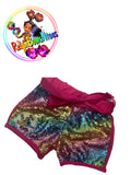 Rainbow shorts and custom tshirt set Cocomelonn - ReignBowsNtoes