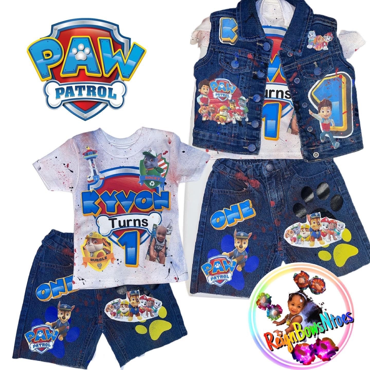 Paw patrol sale birthday outfit boy