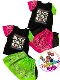 Black girls rock Bandana skirt set - ReignBowsNtoes