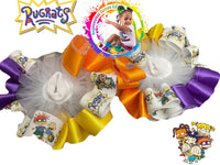 Rugrats-themed , tutu socks , rufflesocks pageant wear - ReignBowsNtoes