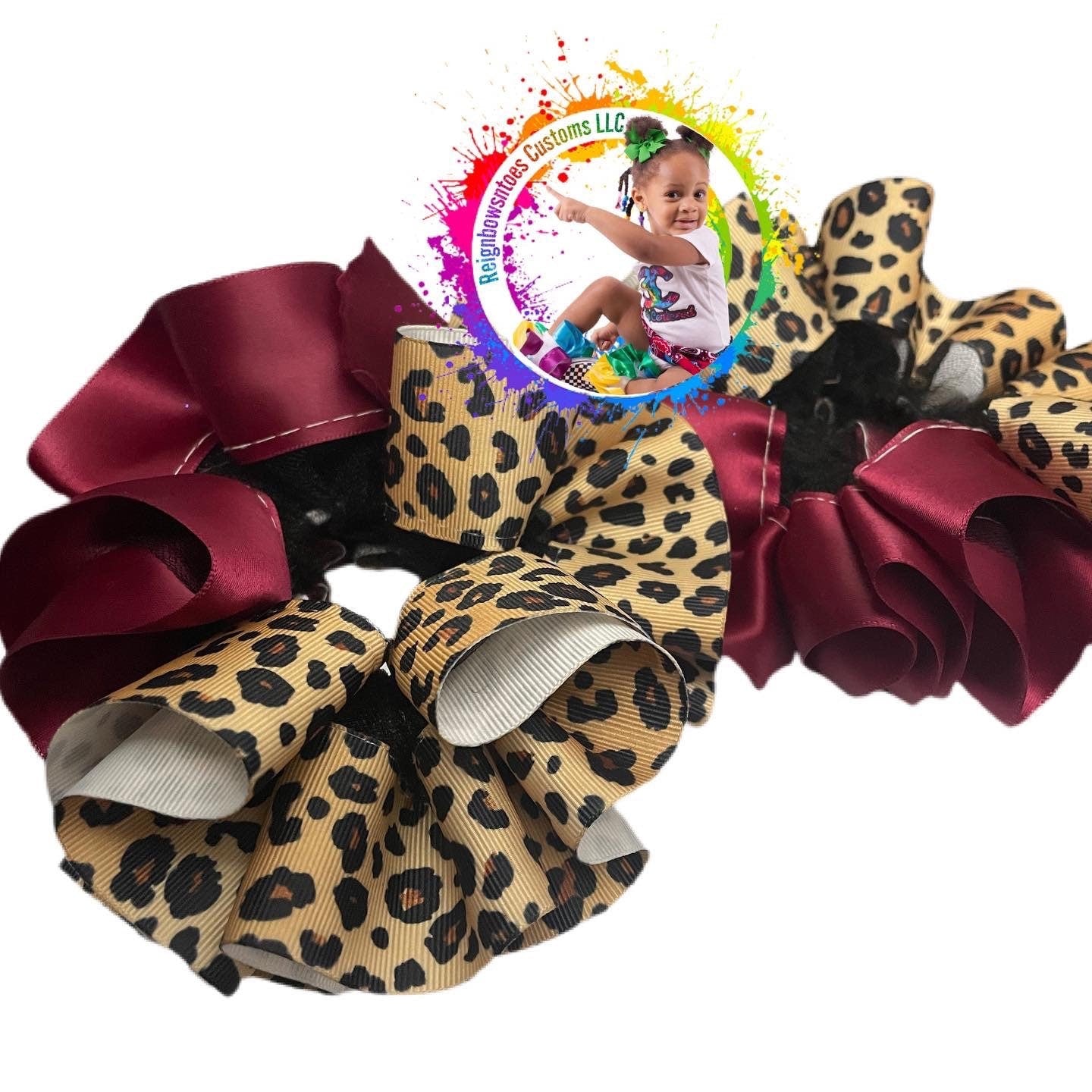 Leopard print Tutu socks | pageant socks | tutu socks | ruffle socks | little girl ruffle socks - ReignBowsNtoes