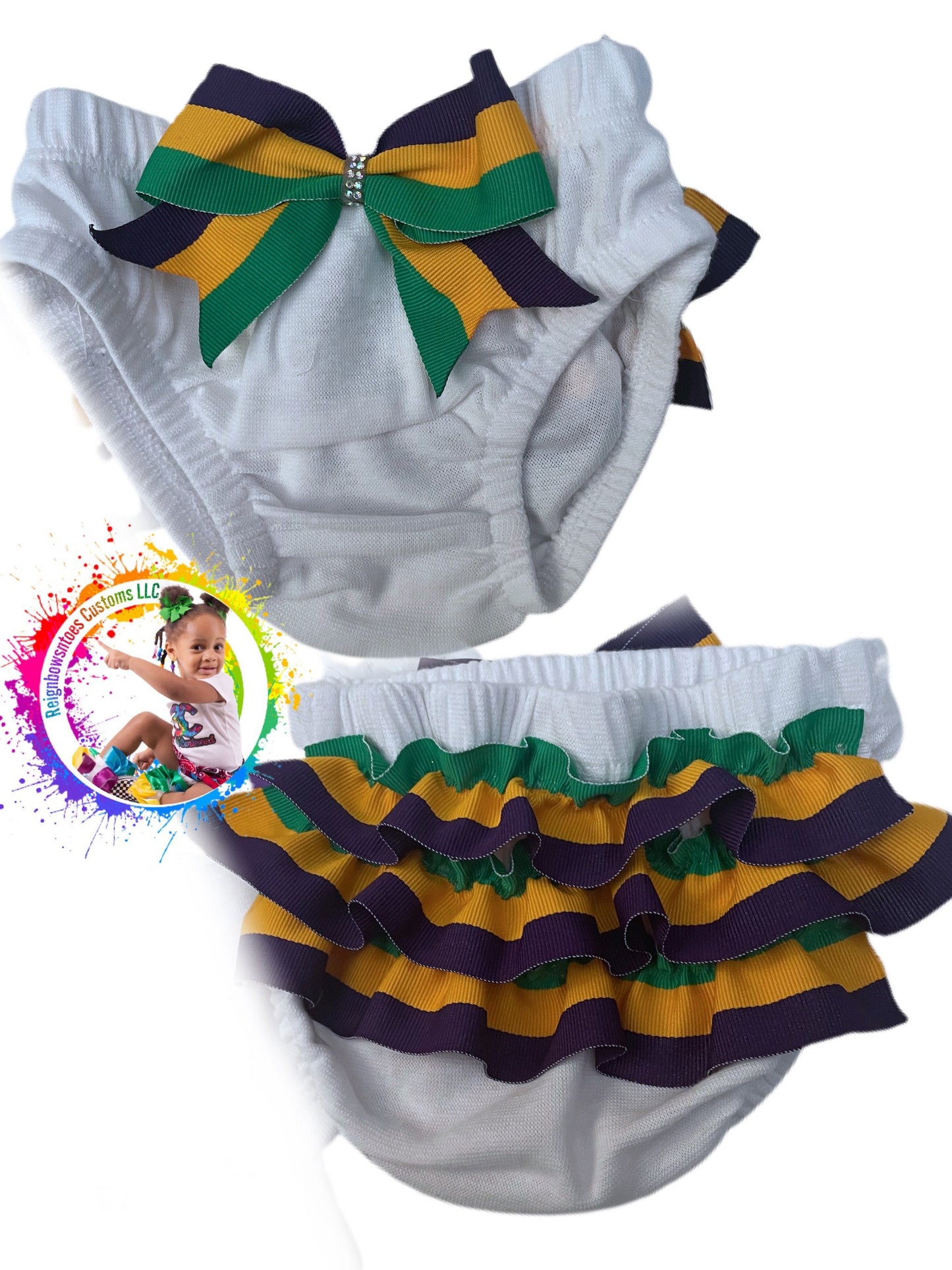 Custom ruffle butts|custom diaper covers| baby girl diaper cover - ReignBowsNtoes