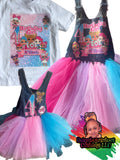 Lol Doll Birthday Girl's Birthday Tutu Outfit, lol Birthday Party, lol surprise Girls Tutu Outfit