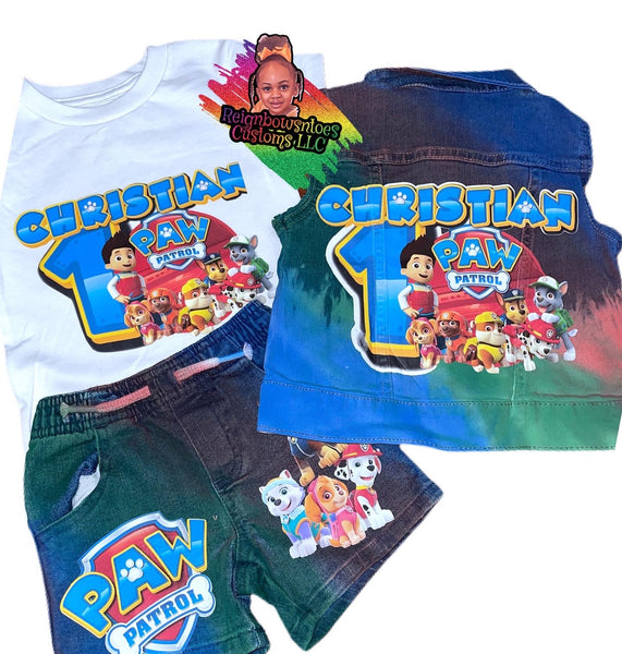 ReignBowsNtoes Boys Paw Patrol Birthday Outfit 5